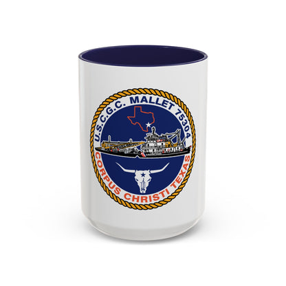 USCGC Mallet 75304 (U.S. Coast Guard) Accent Coffee Mug
