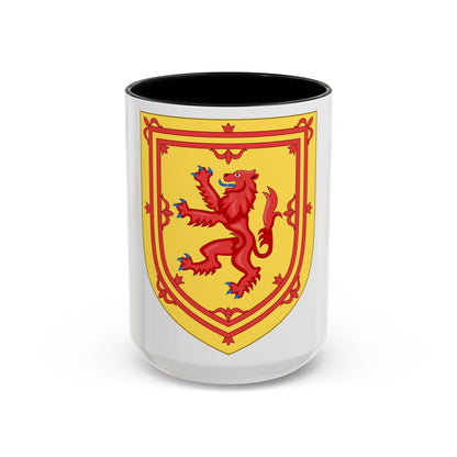 Royal Arms of the Kingdom of Scotland - Accent Coffee Mug