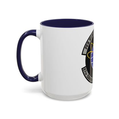 87th Communications Squadron (U.S. Air Force) Accent Coffee Mug