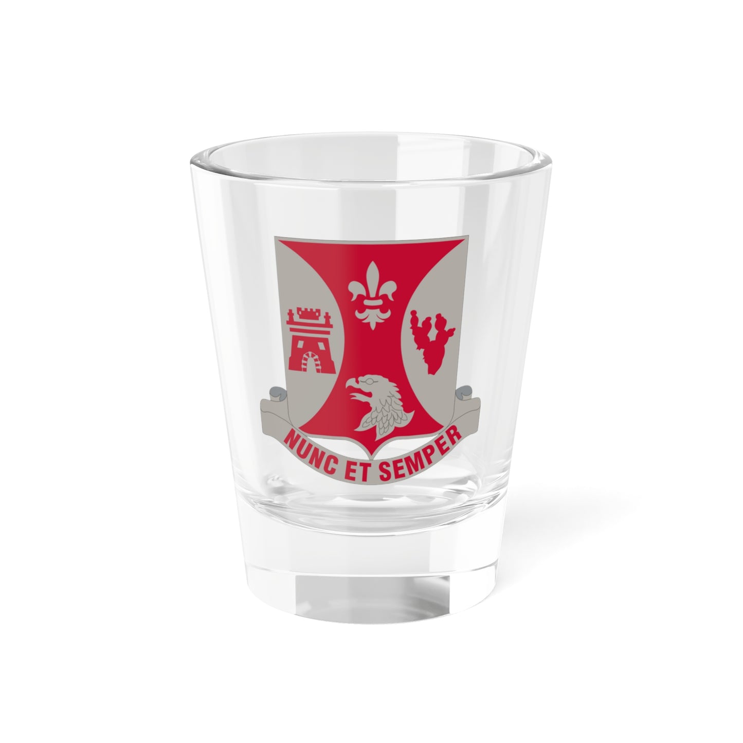 Verre à liqueur du 196e régiment d'infanterie (armée américaine) 1,5 oz