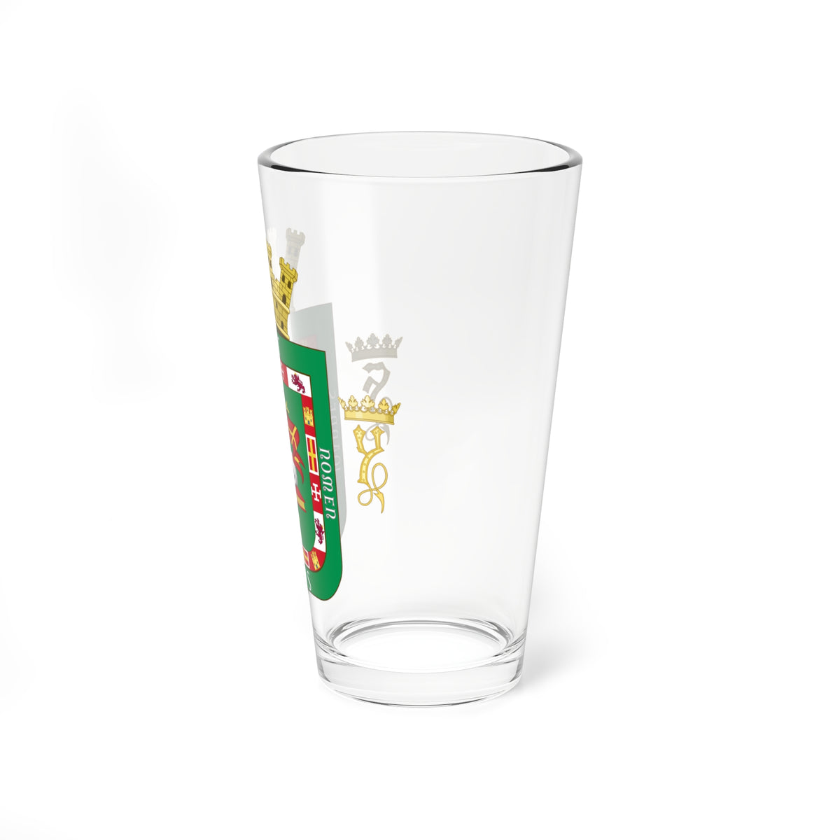 Puerto Rico Coat of Arms First Spanish Republic 1873 (Puerto Rico) (Coat of Arms) Pint Glass 16oz