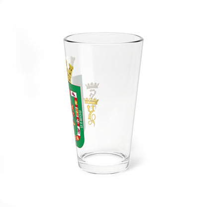 Puerto Rico Coat of Arms First Spanish Republic 1873 (Puerto Rico) (Coat of Arms) Pint Glass 16oz