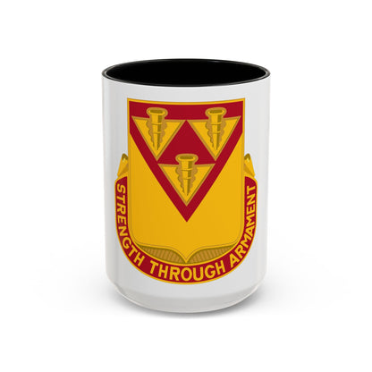 411 Ordnance Battalion (U.S. Army) Accent Coffee Mug