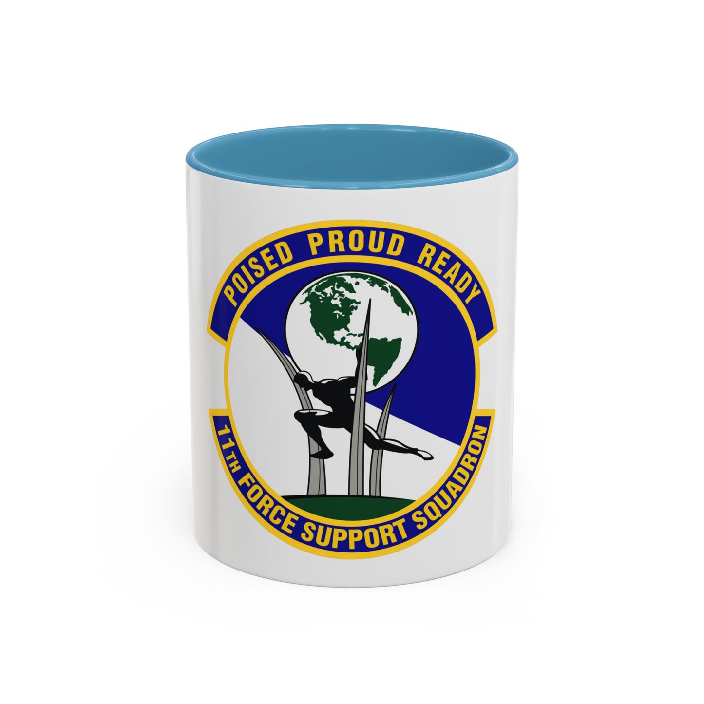 11 Force Support Squadron USAF (U.S. Air Force) Accent Coffee Mug
