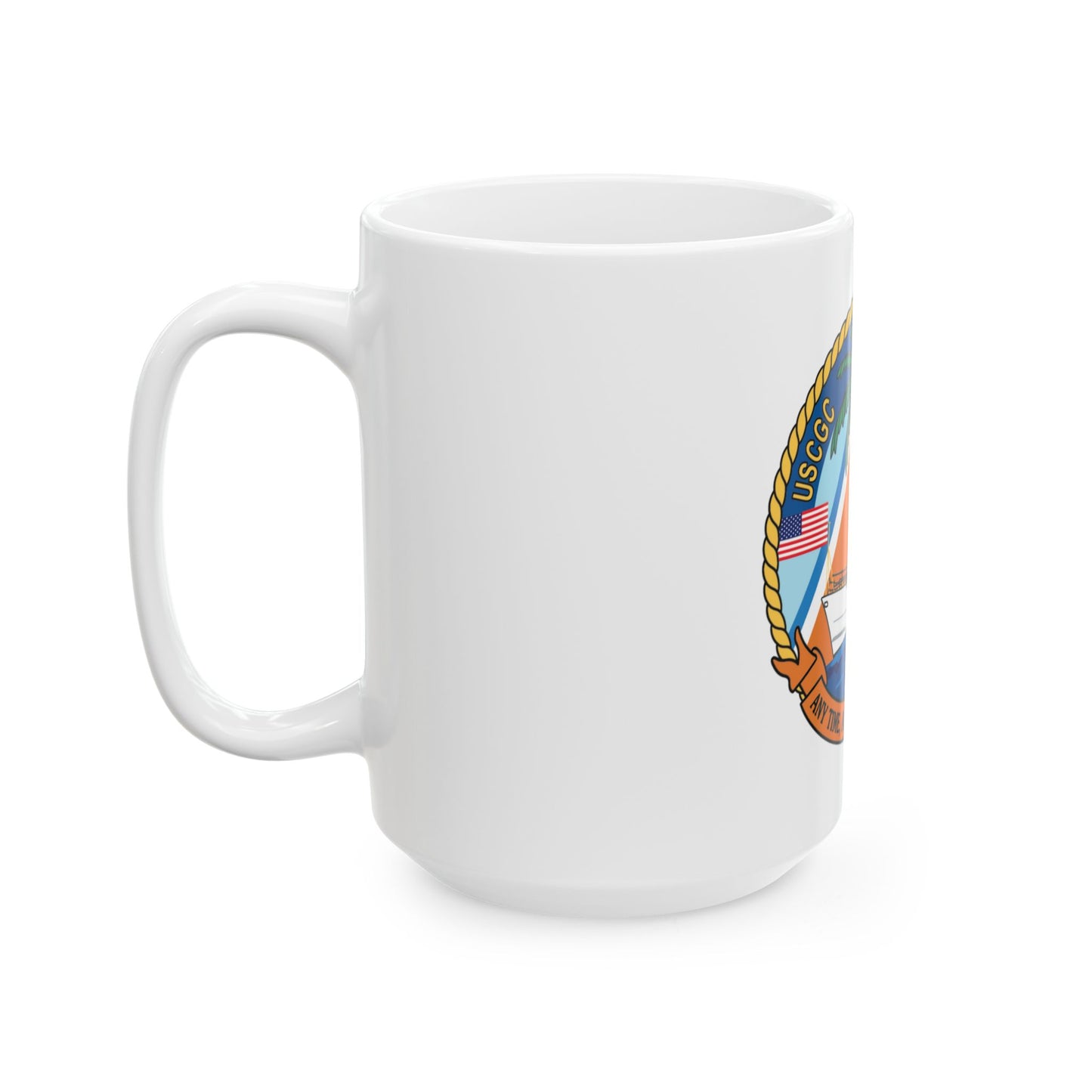 USCGC Key Largo WPB 1324 1 (U.S. Coast Guard) White Coffee Mug