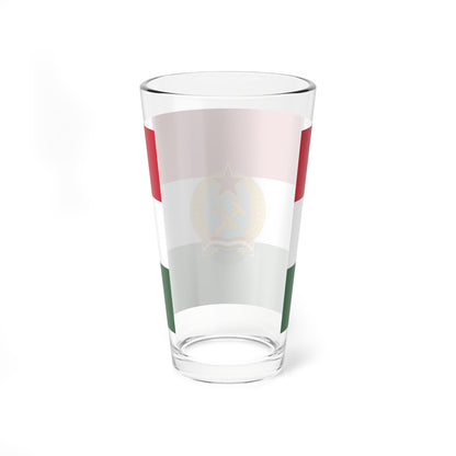 Flag of Hungary 1949-1956 (Hungary) Pint Glass 16oz
