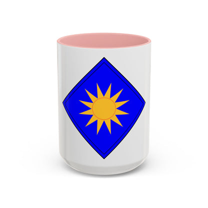 40th Infantry Division CSIB (U.S. Army) Accent Coffee Mug