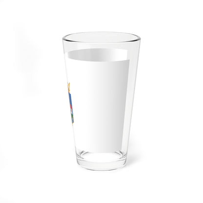 Flag of Ujtelek variant (Hungary) Pint Glass 16oz