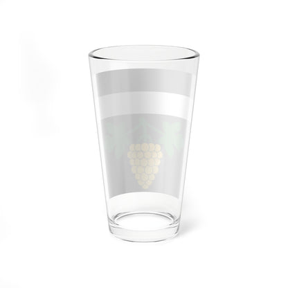 CHE Wunnewil-Flamatt Flag (Switzerland) Pint Glass 16oz