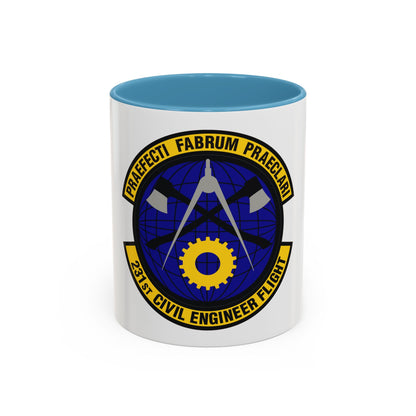231st Civil Engineer Flight (U.S. Air Force) Accent Coffee Mug