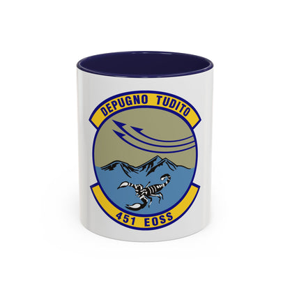 451st Expeditionary Operations Support Squadron (U.S. Air Force) Accent Coffee Mug