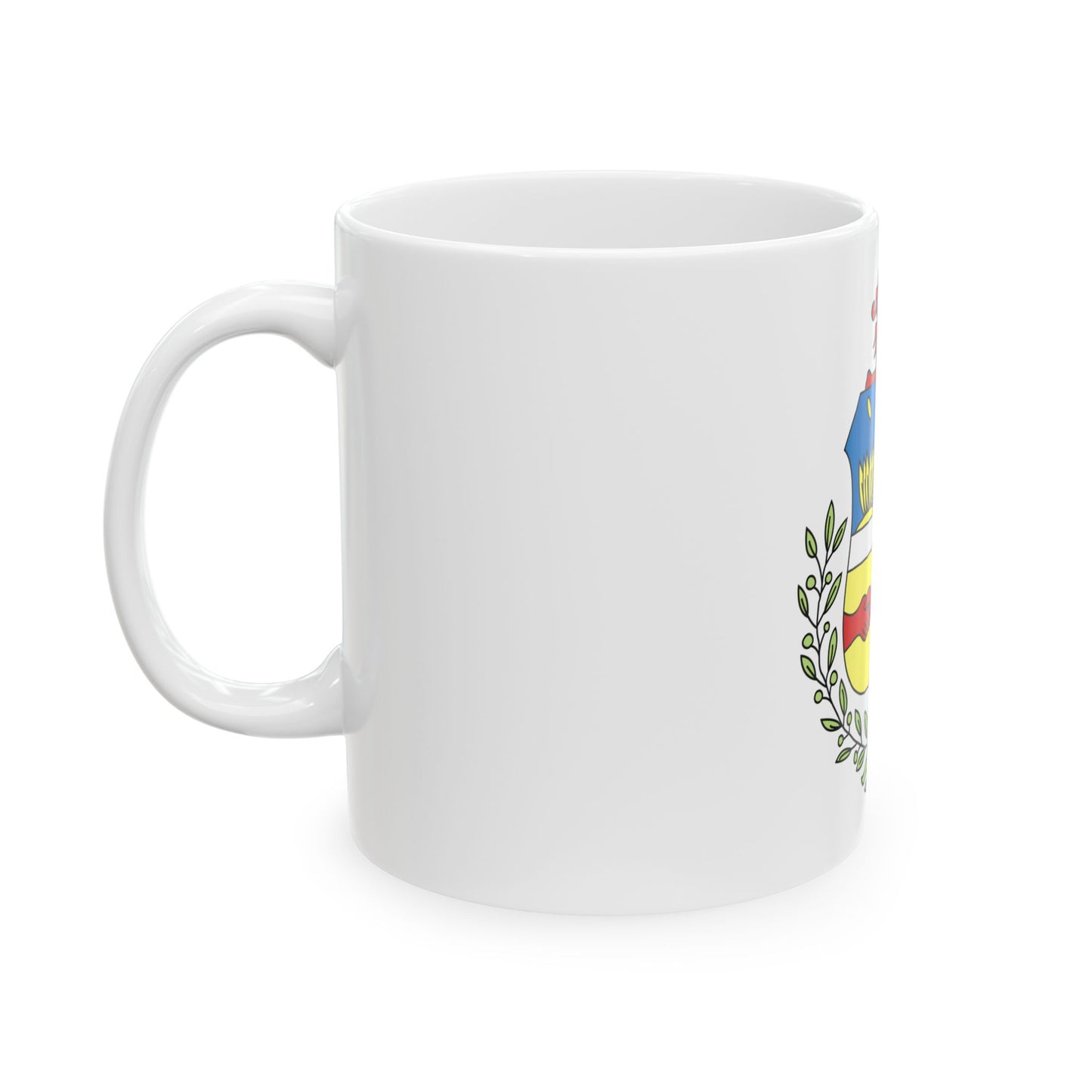 Coat of arms of Aruba - White Coffee Mug