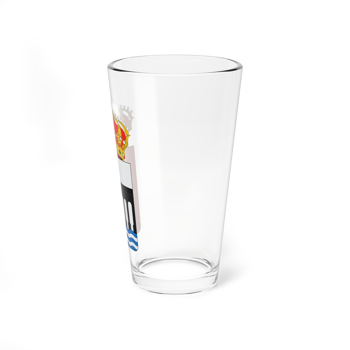 Escudo de La Puebla de Alfindén (Spain) (Coat of Arms) Pint Glass 16oz