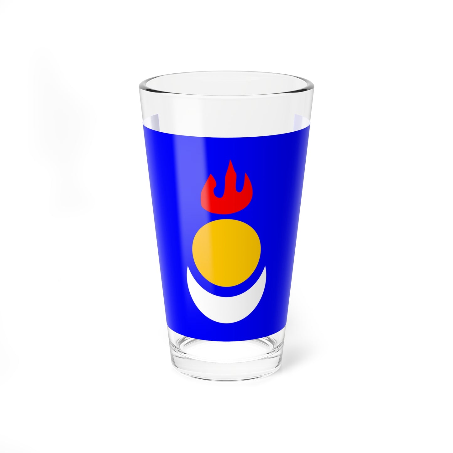 Flag of the Inner Mongolian Peoples Party 2006-05-29 (China) Pint Glass 16oz