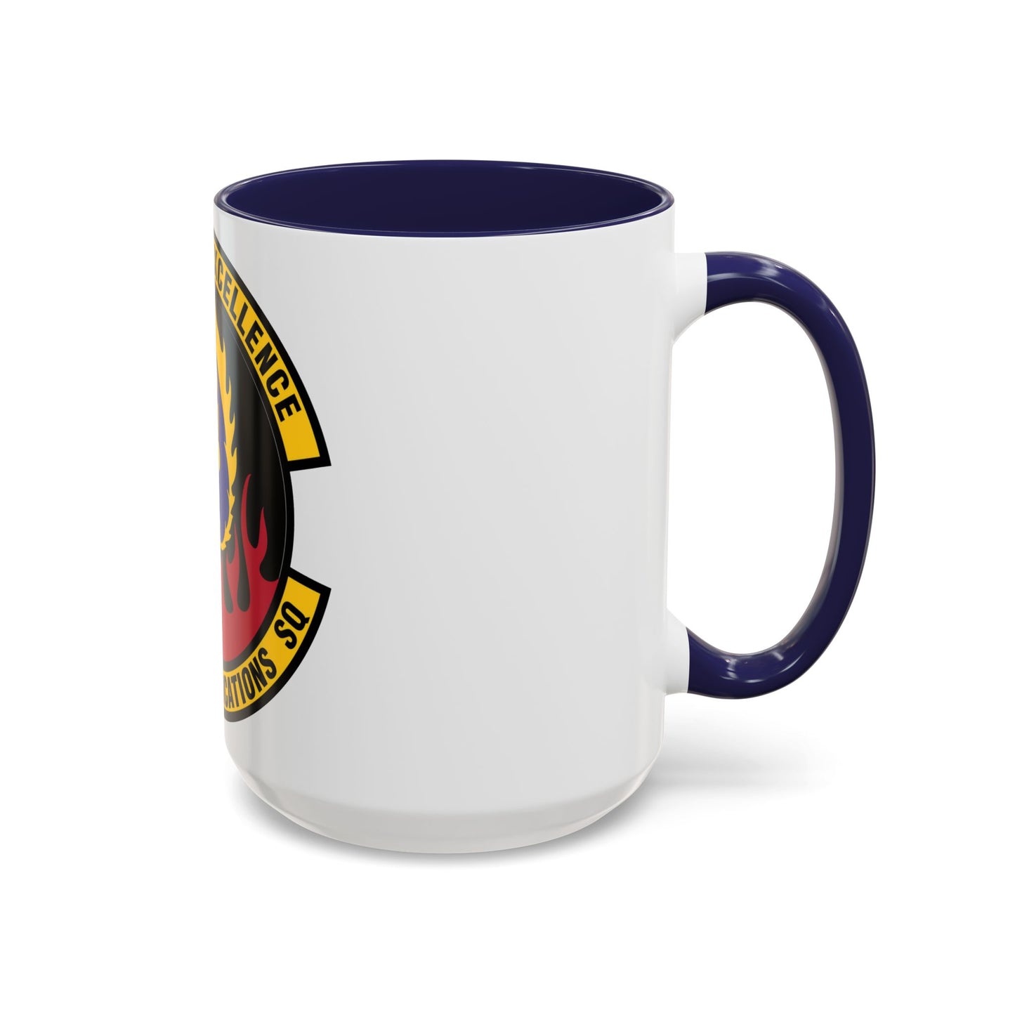 435th Communications Squadron (U.S. Air Force) Accent Coffee Mug