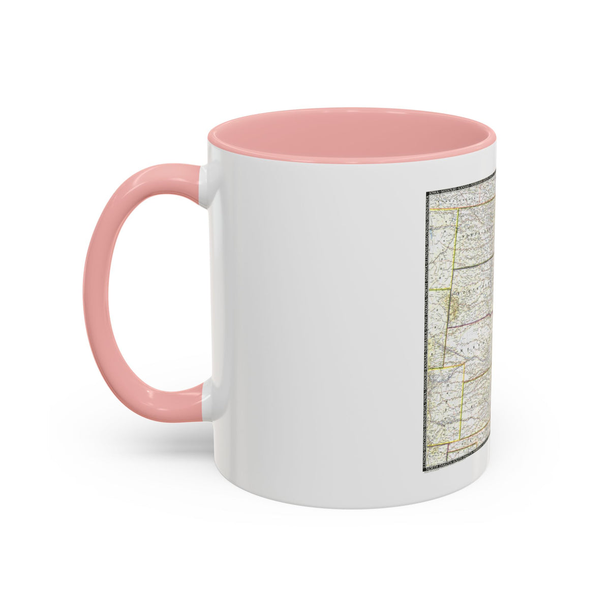 USA - North Central (1948) (Map) Accent Coffee Mug