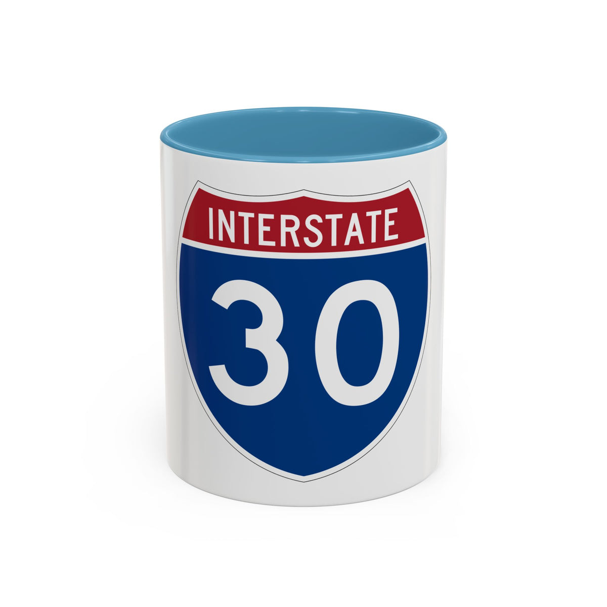 Interstate 30 (U.S. Highways) Accent Coffee Mug