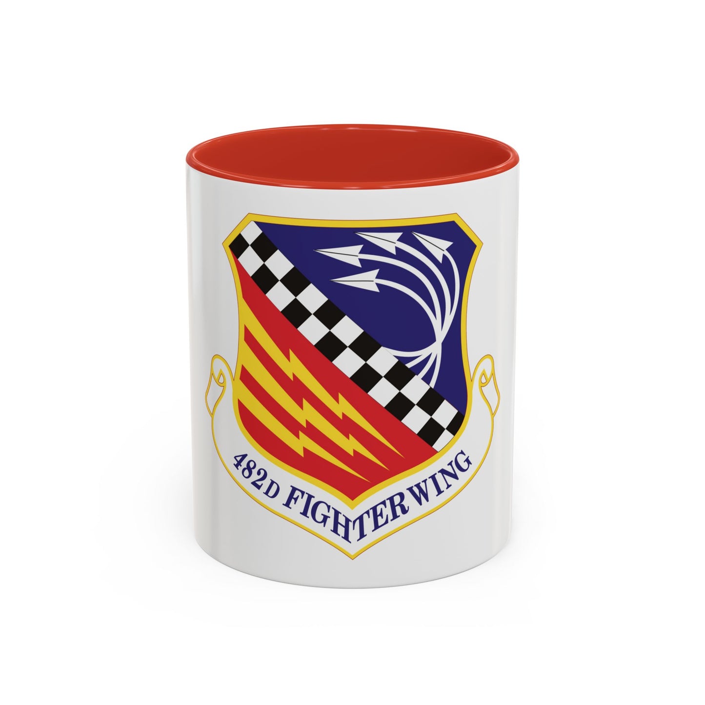 482d Fighter Wing (U.S. Air Force) Accent Coffee Mug
