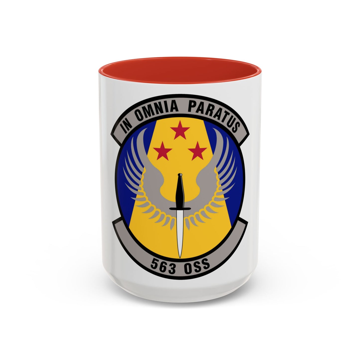 563d Operations Support Squadron (U.S. Air Force) Accent Coffee Mug