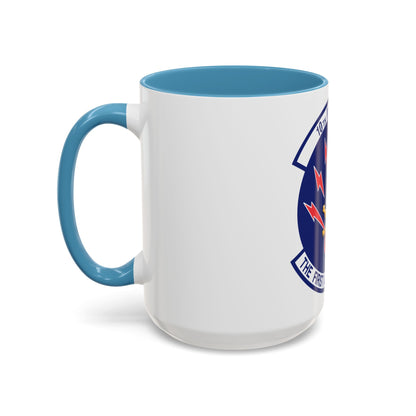10th Missile SQ The First In The Hole (U.S. Air Force) Accent Coffee Mug