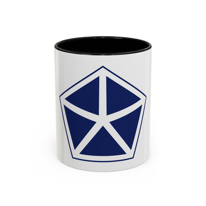 V Corps United States (U.S. Army) Accent Coffee Mug