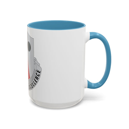 980 Engineer Battalion (U.S. Army) Accent Coffee Mug