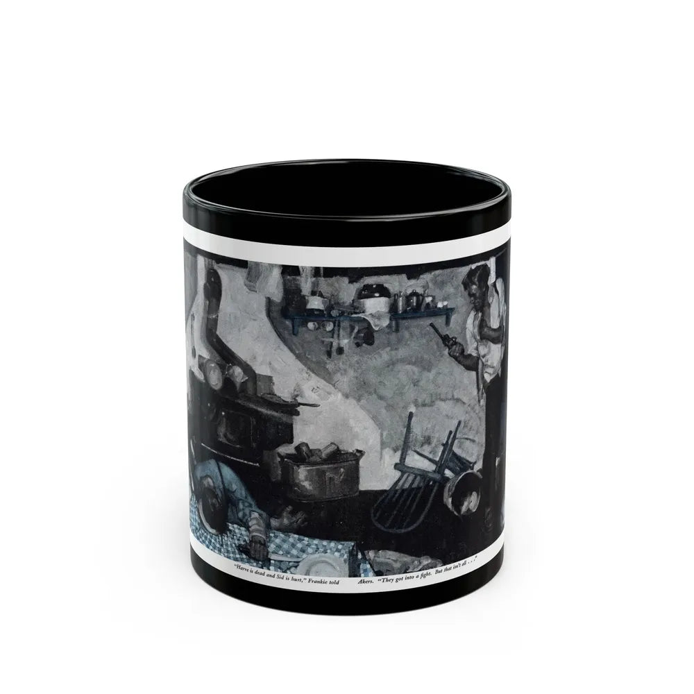 Fox Fire (2), Cosmopolitan, November 1932 - Black Coffee Mug-11oz-Go Mug Yourself