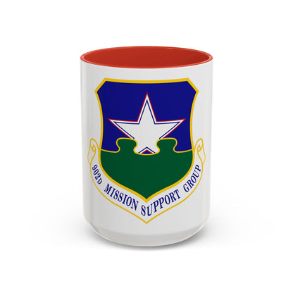 902d Mission Support Group (U.S. Air Force) Accent Coffee Mug