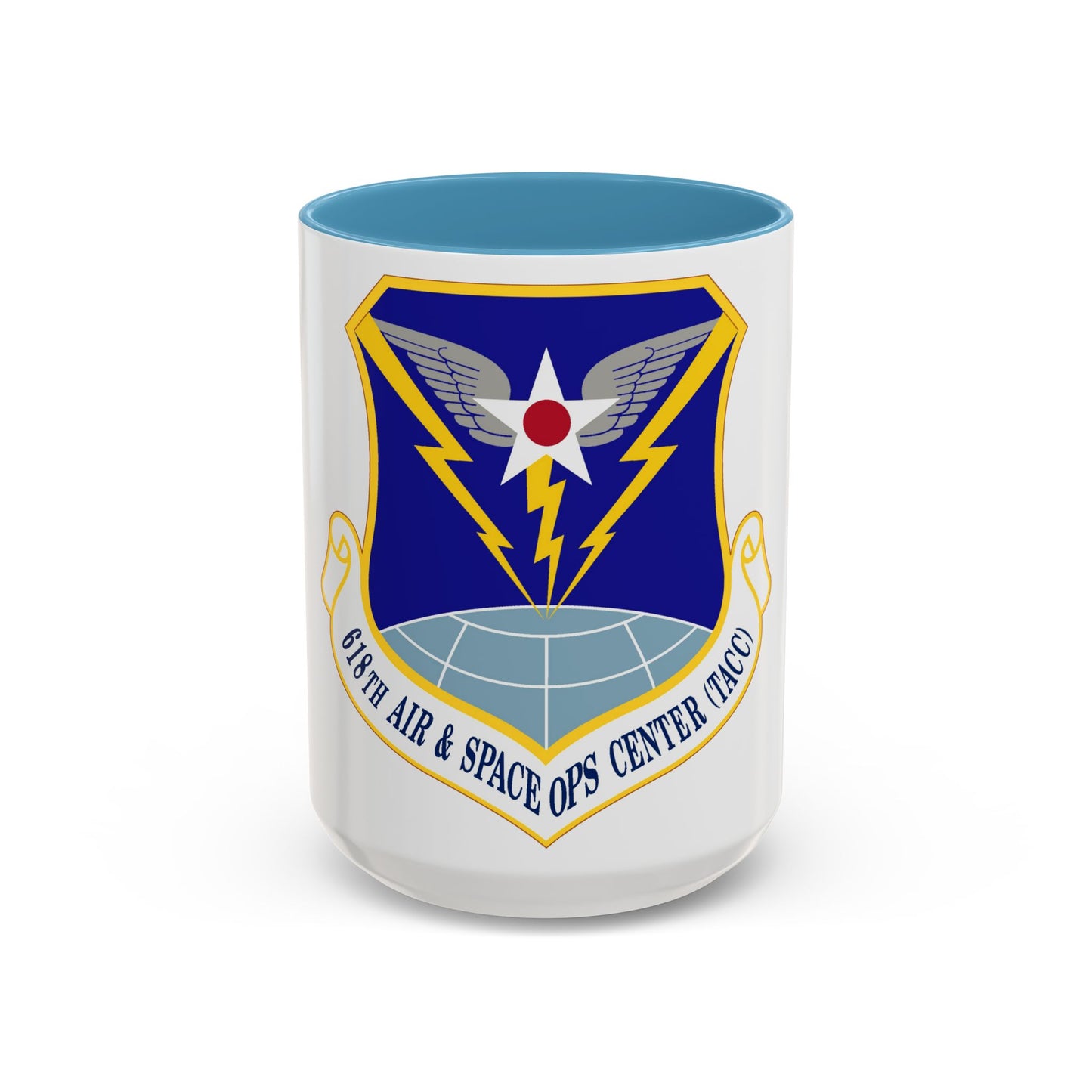 618 Air Operations Center AMC (U.S. Air Force) Accent Coffee Mug