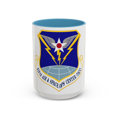 618 Air Operations Center AMC (U.S. Air Force) Accent Coffee Mug