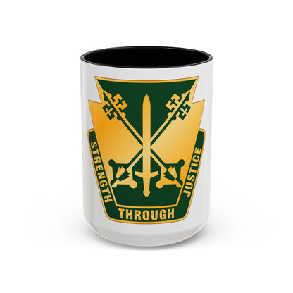 165 Military Police Pennsylvania National Guard (U.S. Army) Accent Coffee Mug