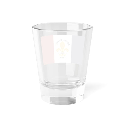 Flag of Adams County Iowa Sesquicentennial (United States) Shot Glass 1.5oz