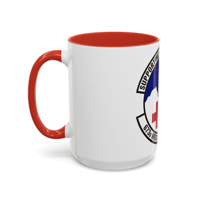 673d Medical Support Squadron (U.S. Air Force) Accent Coffee Mug