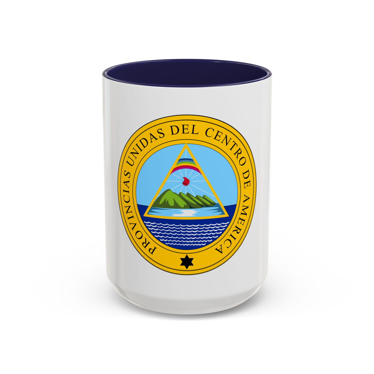 Coat of arms of the United Provinces of Central America - Accent Coffee Mug