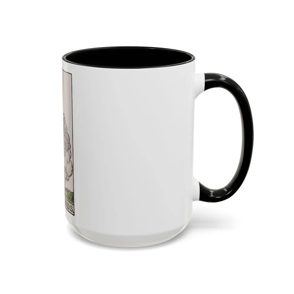 The Ace of Wands (Tarot Card) Accent Coffee Mug-Go Mug Yourself