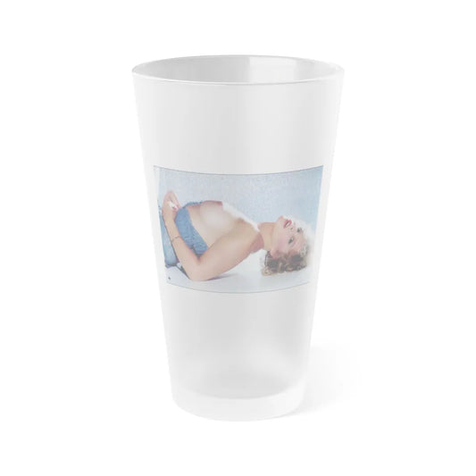 Linda Blair #193 - Topless (Vintage Female Icon) Frosted Pint 16oz-16oz-Frosted-Go Mug Yourself