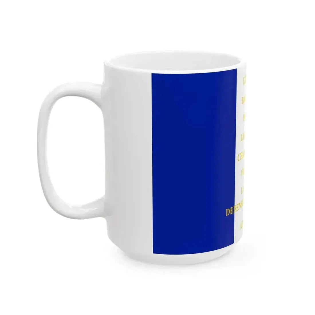 137e regiment dinfanterie de ligne-drapeau (France) White Coffee Mug - Go Mug Yourself
