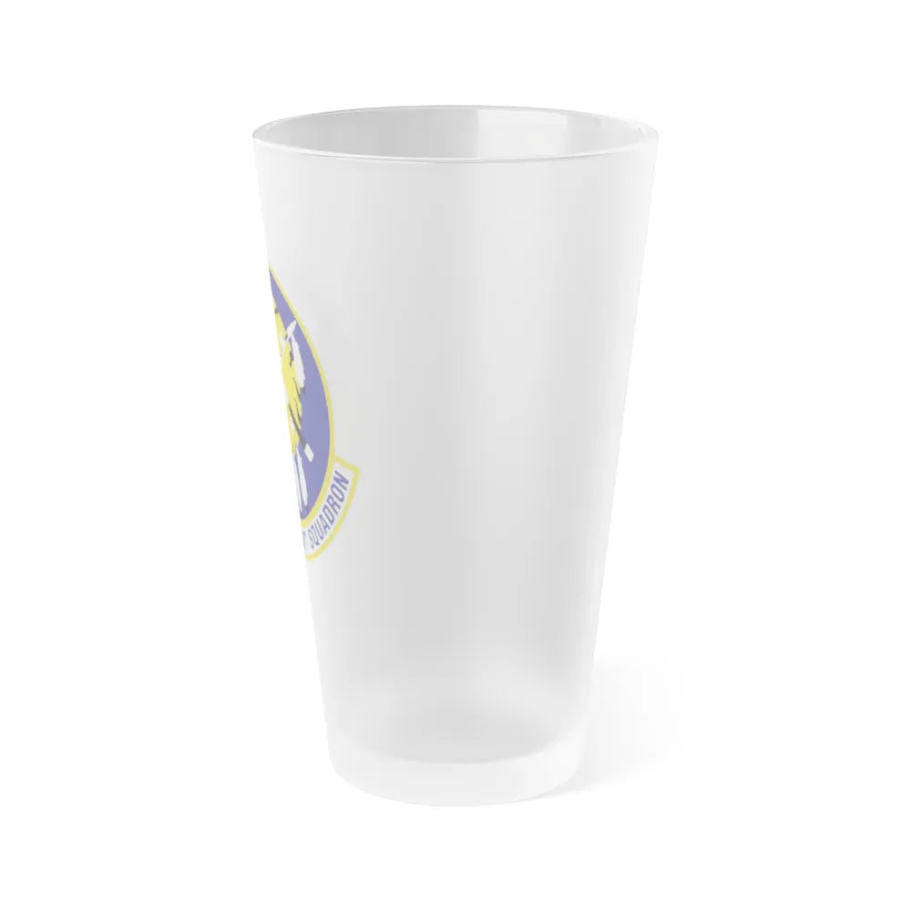 137th Aerial Port Squadron (U.S. Air Force) Frosted Pint Glass 16oz-Go Mug Yourself