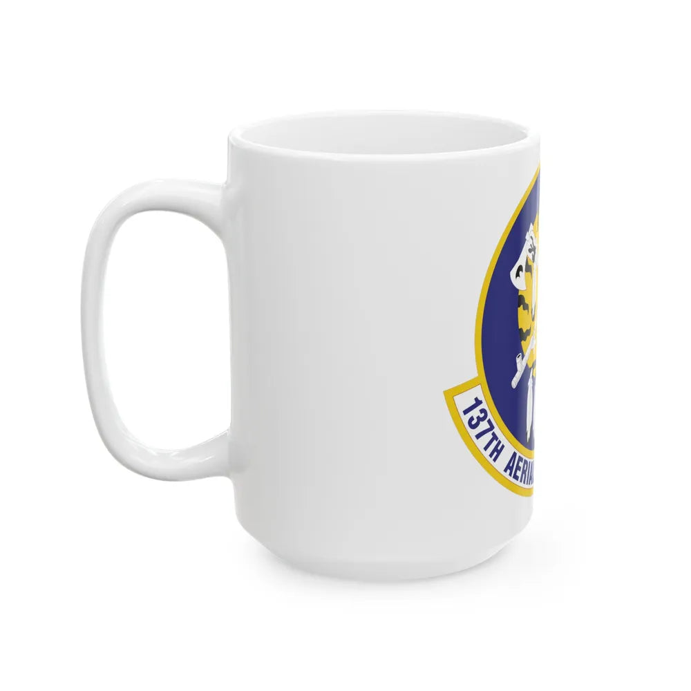 137th Aerial Port Squadron (U.S. Air Force) White Coffee Mug-Go Mug Yourself