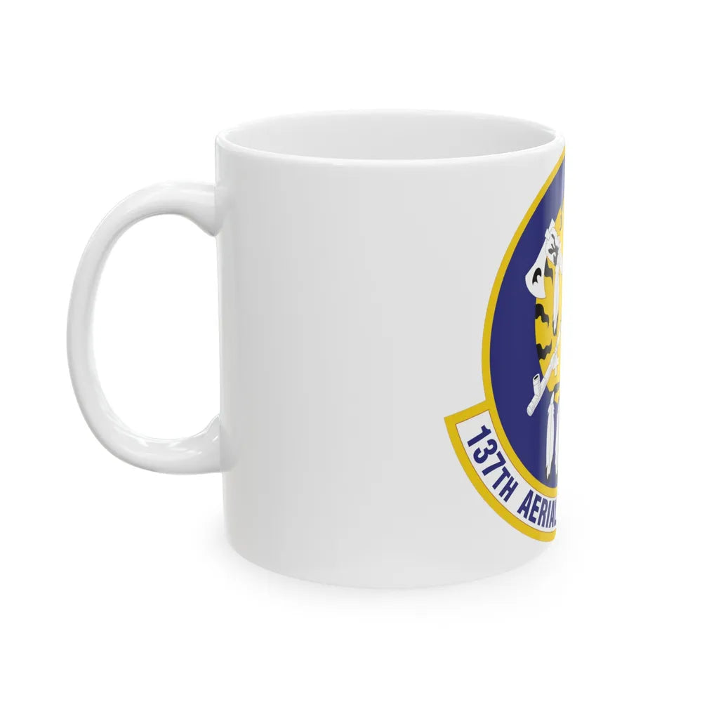 137th Aerial Port Squadron (U.S. Air Force) White Coffee Mug-Go Mug Yourself