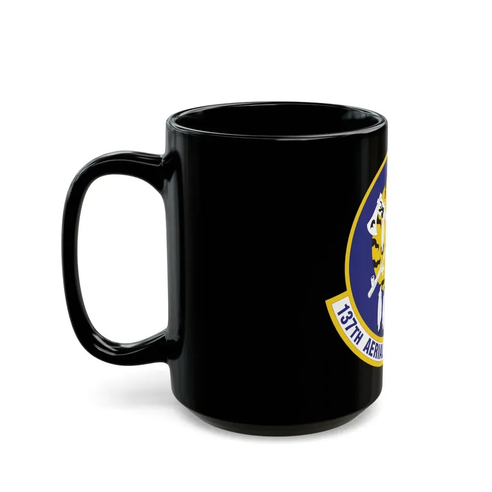 137th Aerial Port Squadron (U.S. Air Force) Black Coffee Mug - Go Mug Yourself
