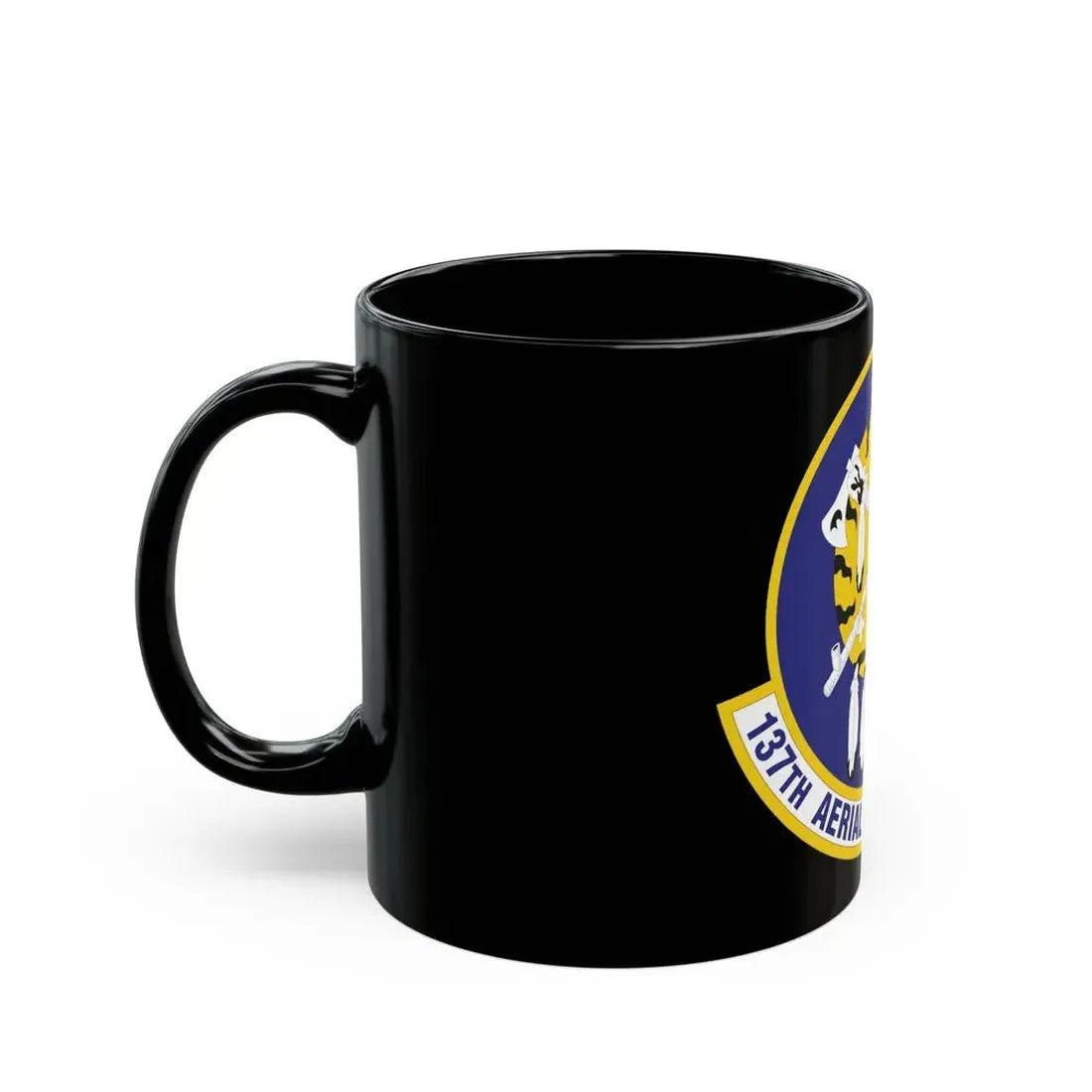 137th Aerial Port Squadron (U.S. Air Force) Black Coffee Mug - Go Mug Yourself