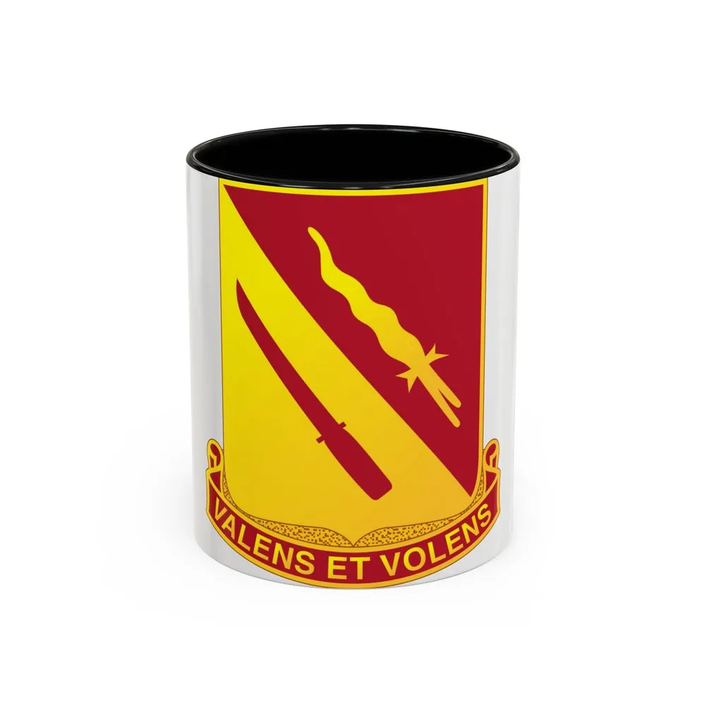 137th Artillery Regiment (U.S. Army) Accent Coffee Mug-11oz-Black-Go Mug Yourself