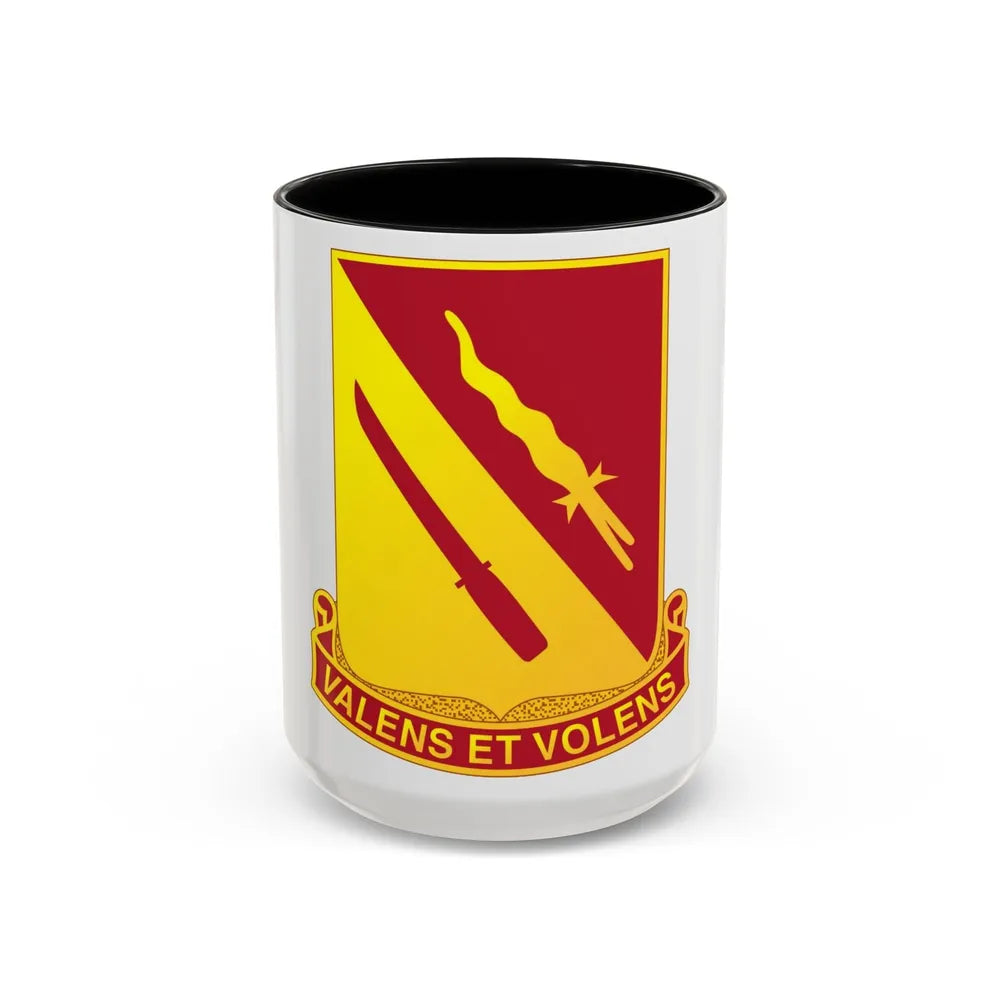 137th Artillery Regiment (U.S. Army) Accent Coffee Mug-15oz-Black-Go Mug Yourself