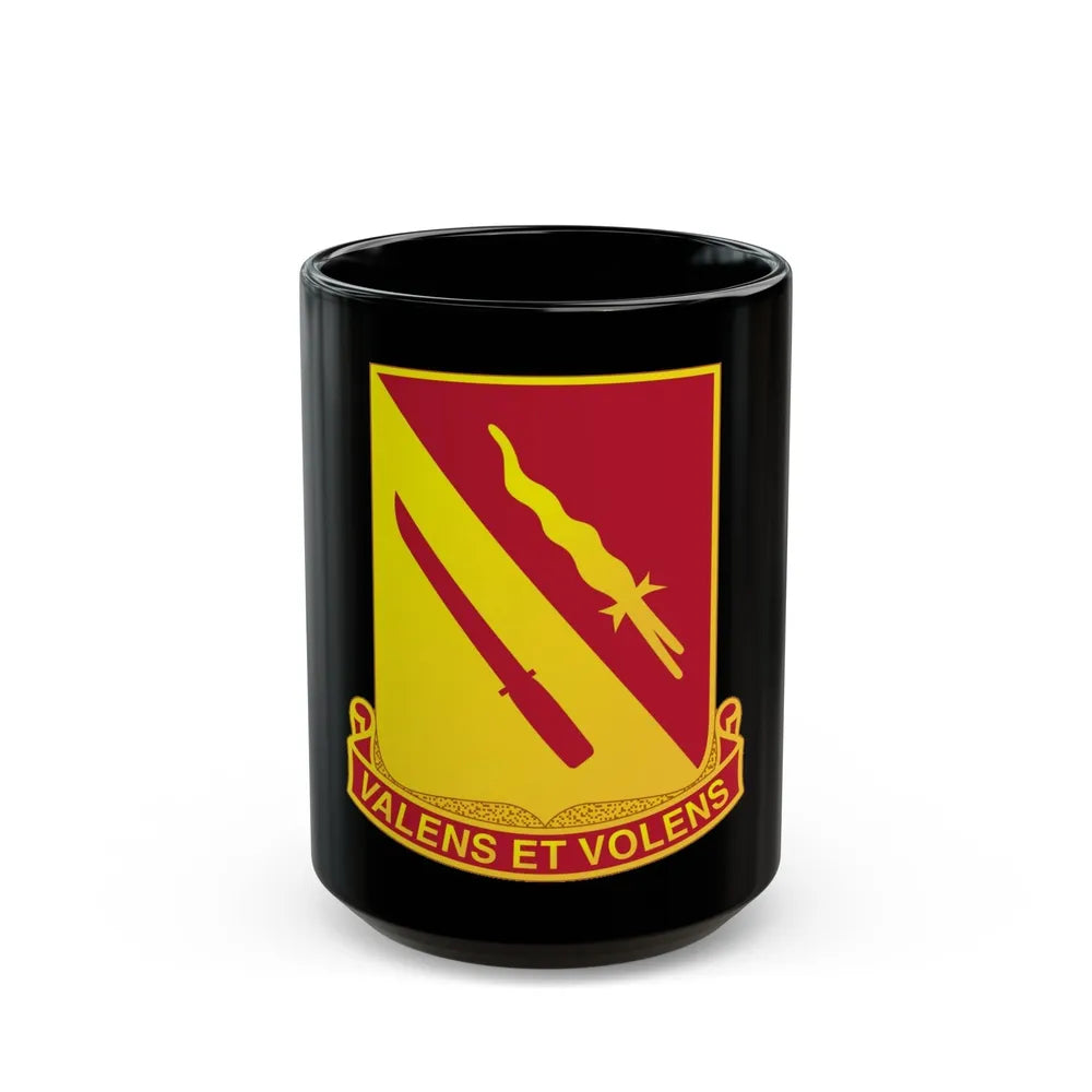 137th Artillery Regiment (U.S. Army) Black Coffee Mug-15oz-Go Mug Yourself