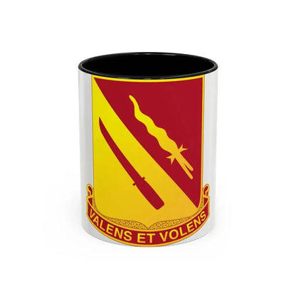 137th Artillery Regiment (U.S. Army) Accent Coffee Mug 11oz Black - Go Mug Yourself