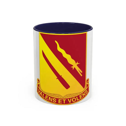 137th Artillery Regiment (U.S. Army) Accent Coffee Mug 11oz Navy - Go Mug Yourself