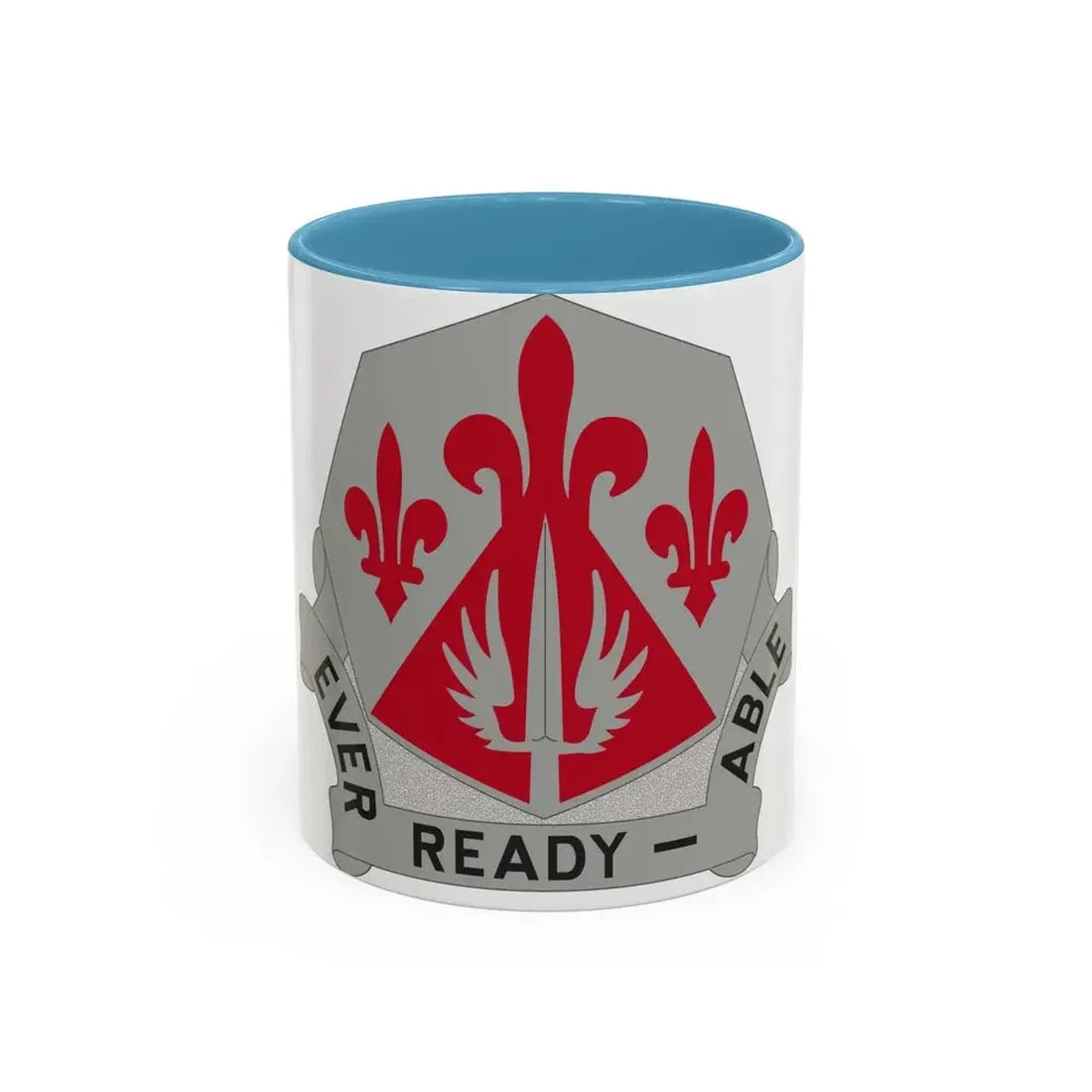 138 Engineer Group (U.S. Army) Accent Coffee Mug 11oz Light Blue - Go Mug Yourself