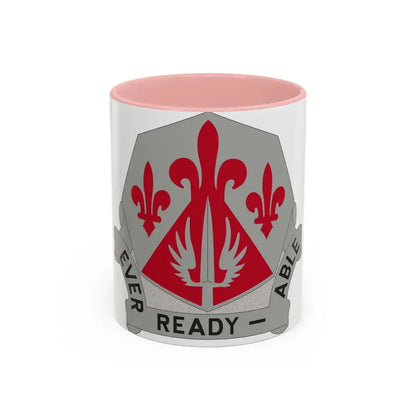 138 Engineer Group (U.S. Army) Accent Coffee Mug 11oz Pink - Go Mug Yourself