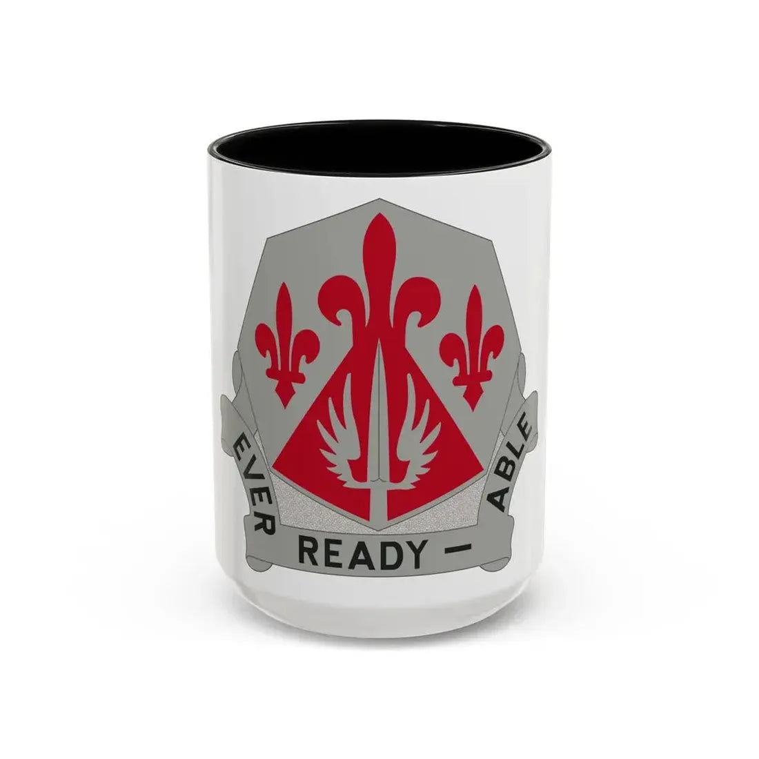 138 Engineer Group (U.S. Army) Accent Coffee Mug 15oz Black - Go Mug Yourself